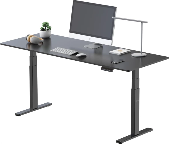 Подстолье Cactus CS-EDLF-BK черный каркас черный 120x71x60см