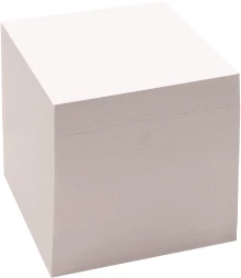 Блок для записей бумажный Silwerhof Daily Стандарт 90x90x90мм 80г/м2 92% белый