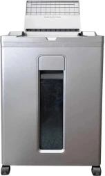 Шредер Office Kit SA200 (1,9х10) серый/черный с автоподачей (секр.P-5) фрагменты 200лист. 23лтр. пл.карты