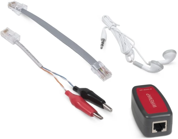 Тестер кабельный Cabeus CT-LCD-RJ45-Scan черный/красный