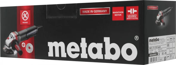Углошлифовальная машина Metabo WEV 15-125 Quick 1550Вт 11000об/мин рез.шпин.:M14 d=125мм (600468000)