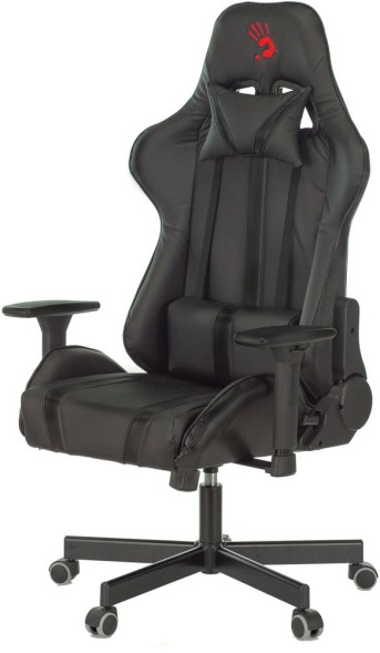 Кресло игровое A4Tech Bloody GC-600 черный эко.кожа крестов. металл