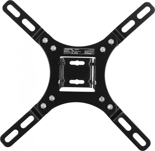 Кронштейн для телевизора Kromax VEGA-8 черный 15&amp;quot;-42&amp;quot; макс.15кг настенный наклон