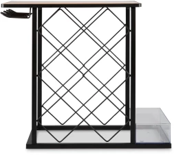 Стойка Domfy DHC-WR10583 для вина 39.2x21x41.3см черный/коричневый