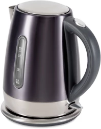 Чайник электрический Hyundai HYK-S7777 1.7л. 2200Вт графит/серебристый корпус: стекло