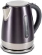 Чайник электрический Hyundai HYK-S7777 1.7л. 2200Вт графит/серебристый корпус: стекло