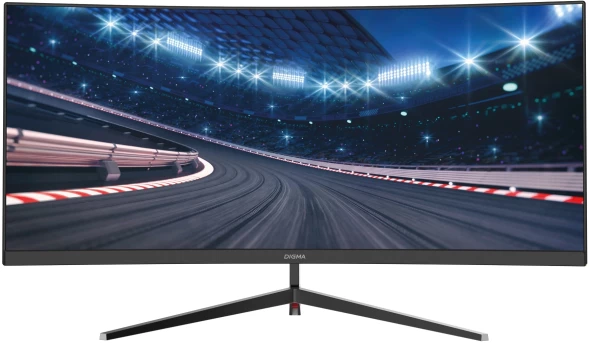 Монитор Digma 29.5&amp;quot; Overdrive 30A510F черный VA LED 1ms 21:9 HDMI матовая 300cd 178гр/178гр 2560x1080 200Hz DP 2K USB 4.3кг