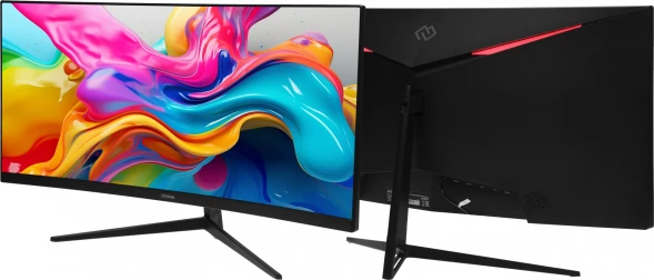 Монитор Digma 29.5&amp;quot; Overdrive 30A510F черный VA LED 1ms 21:9 HDMI матовая 300cd 178гр/178гр 2560x1080 200Hz DP 2K USB 4.3кг