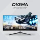 Монитор Digma 29.5&amp;quot; Overdrive 30A510F черный VA LED 1ms 21:9 HDMI матовая 300cd 178гр/178гр 2560x1080 200Hz DP 2K USB 4.3кг