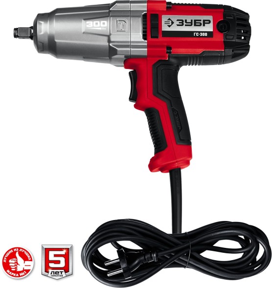 Гайковерт Зубр ГС-300 350Вт патрон:квад.1/2&amp;quot;