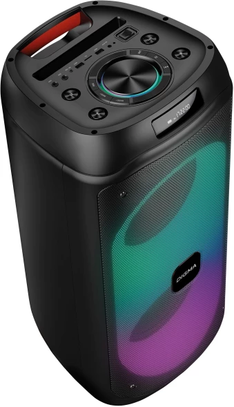 Минисистема Digma D-MC1722 черный 60Вт FM USB BT micro SD