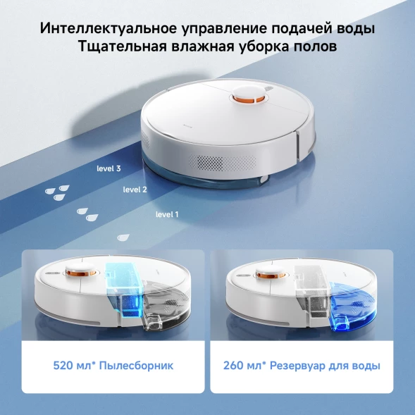 Пылесос-робот Xiaomi S40C EU 55Вт белый