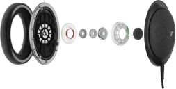 Наушники накладные Sennheiser HD 550 1.8м черный проводные оголовье (700455)