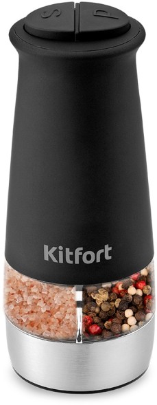 Мельница электр. Kitfort КТ-6013-1 для перца/соли черный