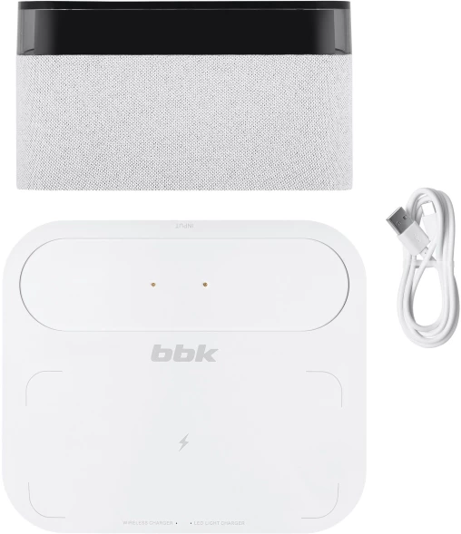 Колонка порт. BBK BTA2020 белый 5W 1.0 BT 10м 1200mAh (BTA2020 (W))