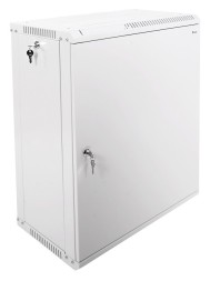 Шкаф коммутационный ЦМО ШРН-Эконом (ШРН-Э-15.350.1) настенный 15U 600x350мм пер.дв.металл 85кг серый 300мм 18.09кг 180град. 742мм сталь
