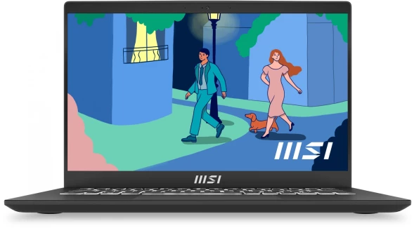 Ноутбук MSI Modern 14 C7M-239XRU Ryzen 5 7530U 8Gb SSD512Gb AMD Radeon 14&amp;quot; IPS FHD (1920x1080) Free DOS black WiFi BT Cam (9S7-14JK12-239)