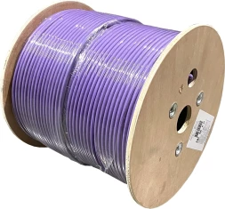 Кабель информационный Lanmaster TWT-6FTP-NGLS кат.6 FTP 4 пары 23AWG нг(А)-LS внутренний 305м фиолетовый