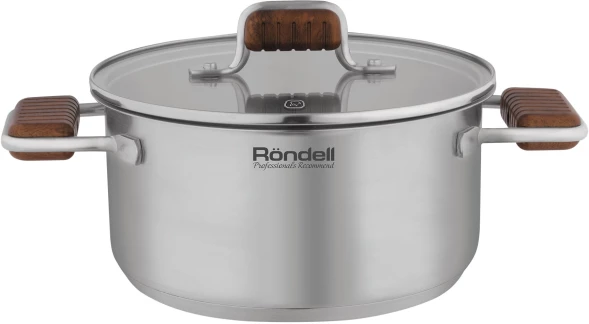 Кастрюля Rondell Fjord RDS-1791 3.2л. d=20см (с крышкой) стальной