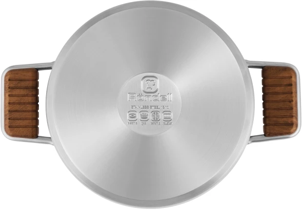 Кастрюля Rondell Fjord RDS-1791 3.2л. d=20см (с крышкой) стальной