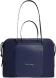 Деловая сумка женская Piquadro Lyra BD4574W92T/BLU с отделением для ноутбука 14&amp;quot; темно-синяя нейлон/натур.кожа