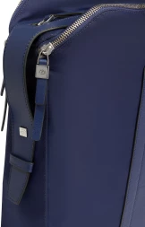 Деловая сумка женская Piquadro Lyra BD4574W92T/BLU с отделением для ноутбука 14&amp;quot; темно-синяя нейлон/натур.кожа