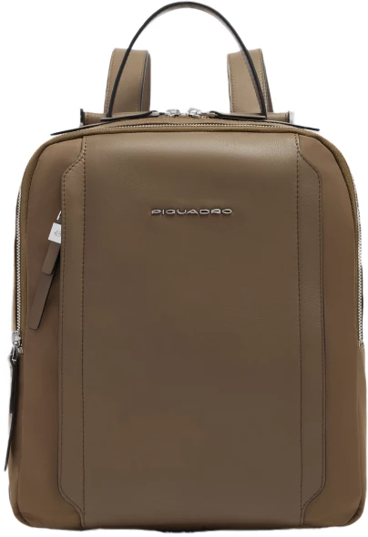 Рюкзак женский Piquadro Lyra CA5566W92T/M коричневый нейлон/натур.кожа