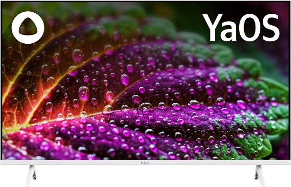 Телевизор LED BBK 40&amp;quot; 40LEX-7244/FTS2C (W) YaOS Frameless белый FULL HD 60Hz DVB-T2 DVB-C DVB-S2 USB WiFi Smart TV (RUS)