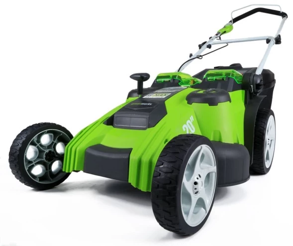 Газонокосилка роторная Greenworks G40LM49DB (2500207)
