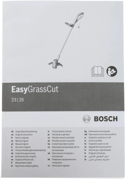 Триммер электрический Bosch EasyGrassCut 23 280Вт неразбор.штан. реж.эл.:леска
