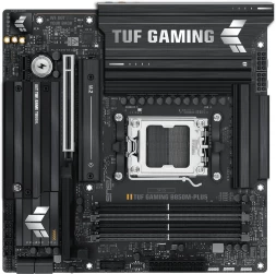 Материнская плата Asus TUF GAMING B850M-PLUS SocketAM5 AMD B850 4xDDR5 mATX AC`97 8ch(7.1) 2.5Gg RAID+HDMI+DP