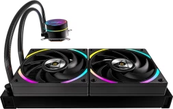 Система водяного охлаждения Formula OASIS L240 ARGB Soc-AM5/AM4/1200/2066/1700/1851 черный 4-pin Al+Cu 300W Ret (OASIS L240 ARGB BK)