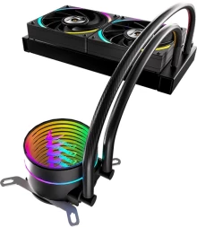 Система водяного охлаждения Formula OASIS L240 ARGB Soc-AM5/AM4/1200/2066/1700/1851 черный 4-pin Al+Cu 300W Ret (OASIS L240 ARGB BK)