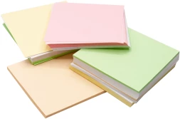 Блок для записей бумажный Silwerhof Daily Стандарт 90x90x90мм 80г/м2 ассорти 5цв.в упак.