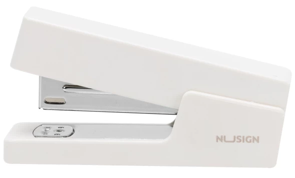 Степлер Deli ENS084 WHITE Nusign 24/6 26/6 (20листов) белый 100скоб коробка