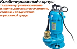 Насос фекальный Sturm! WP9780SW 800Вт 15000л/час центробежный