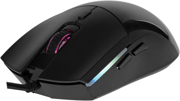 Мышь Оклик 714GM черный оптическая 7200dpi USB 6but (1620717)