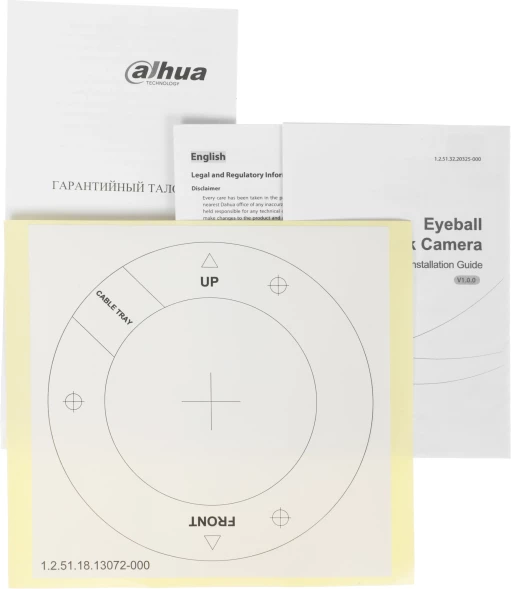 Камера видеонаблюдения IP Dahua DH-IPC-T3AP-IL-0360B Wi-Fi 3.6-3.6мм цв. корп.:белый (DH-T3A-IL)
