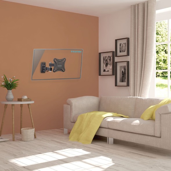 Кронштейн для телевизора Kromax CORBEL-3 черный 10&amp;quot;-32&amp;quot; макс.25кг настенный поворот и наклон