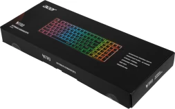 Клавиатура Acer Nitro OKW303 механическая черный/серый USB Multimedia for gamer LED (ZL.KBDCC.01D)