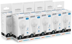 Лампа светодиодная Gauss Elementary A67 35Вт цок.:E27 груша 220B св.свеч.бел.хол. (упак.:10шт) (70235)