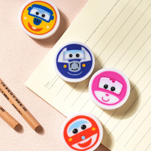 Ластик Deli EH318 Super Wings 30х10мм ассорти