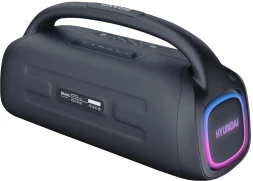 Колонка порт. Hyundai H-PS1027 черный 80W 2.0 BT 10м 3600mAh