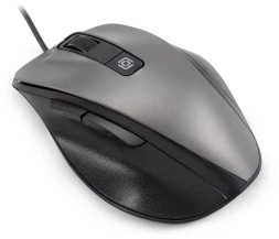 Мышь Оклик 504M черный/серый оптическая 3600dpi silent USB 6but (2004741)