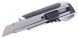Нож канцелярский Deli E2057 шир.лез.18мм сталь серый/черный блистер