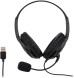Наушники с микрофоном Оклик HS-M400 черный 1.8м накладные оголовье (1532019)