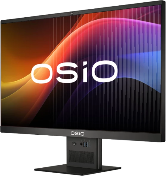 Моноблок Osio BaseLine B240i-018b 23.8&amp;quot; Full HD i5 1235U (1.3) 16Gb SSD512Gb Iris Xe без ОС GbitEth WiFi BT 84W Cam черный 1920x1080 (RUS)
