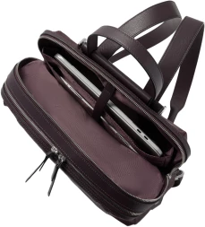 Рюкзак женский Piquadro Lyra CA7042W92T/BO2 бордовый нейлон/натур.кожа