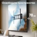 Кронштейн для телевизора Onkron UT4 черный 55&amp;quot;-100&amp;quot; макс.75кг настенный наклон