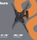 Кронштейн для телевизора Buro MF1 черный 13&amp;quot;-60&amp;quot; макс.25кг настенный поворот и наклон